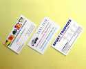 Colorful visiting cards